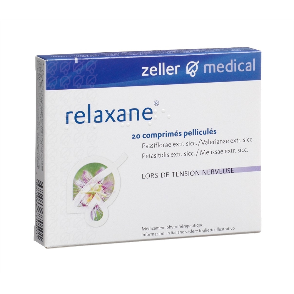 RELAXANE Filmtabl Blist 20 Stk<br>20 Stück, Blister, Filmtablette