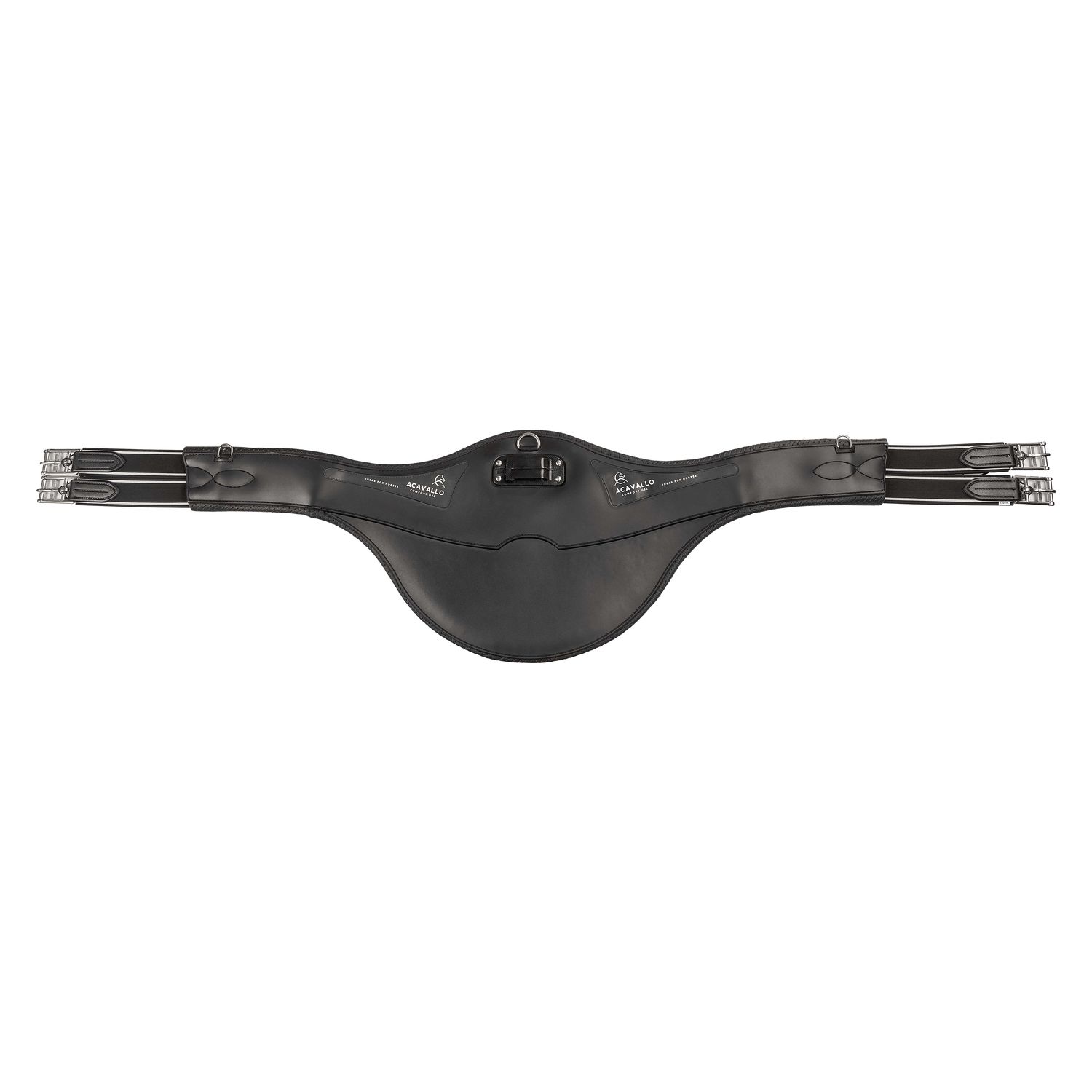 ACAVALLO Stollenschutzgurt mit Gel  - schwarz