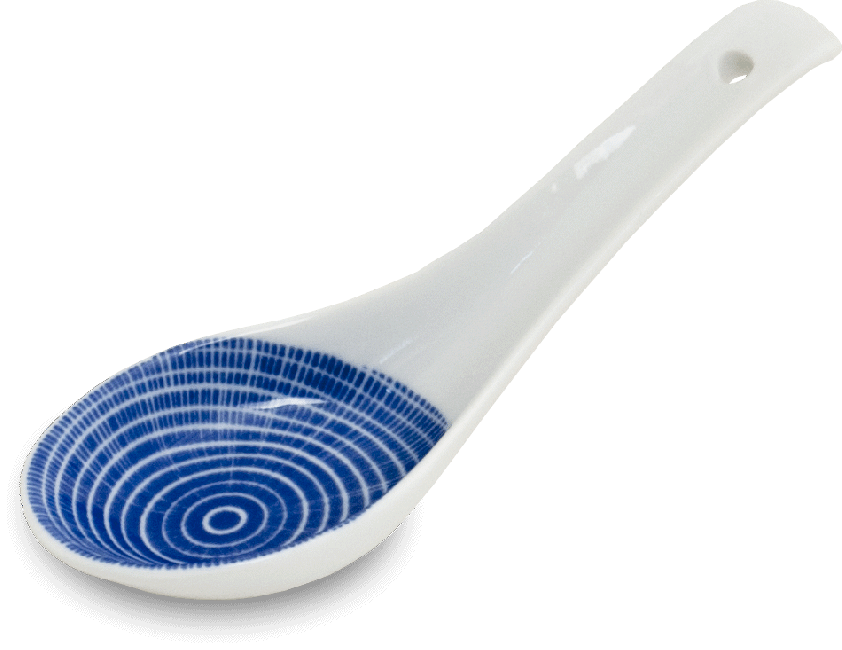 Lepel Tokusa Blauw China 13.75cm