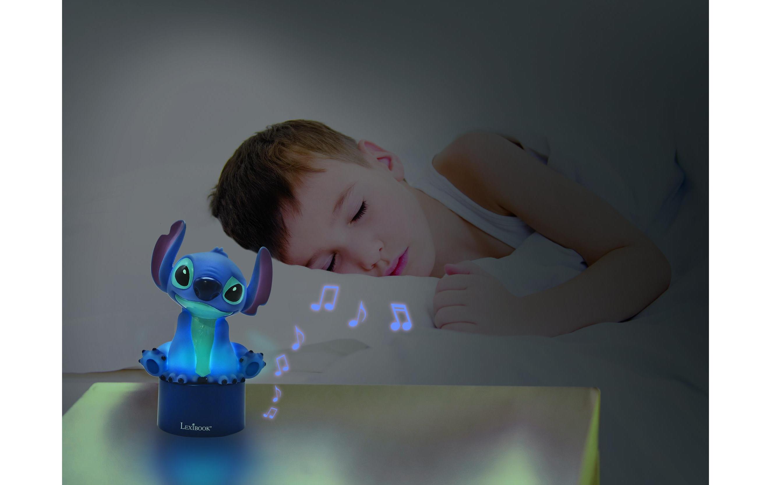 Stitch Nachtlicht-Lautsprecher Blau/TürkisAngenehmes Nachtlicht mit 3D Figur