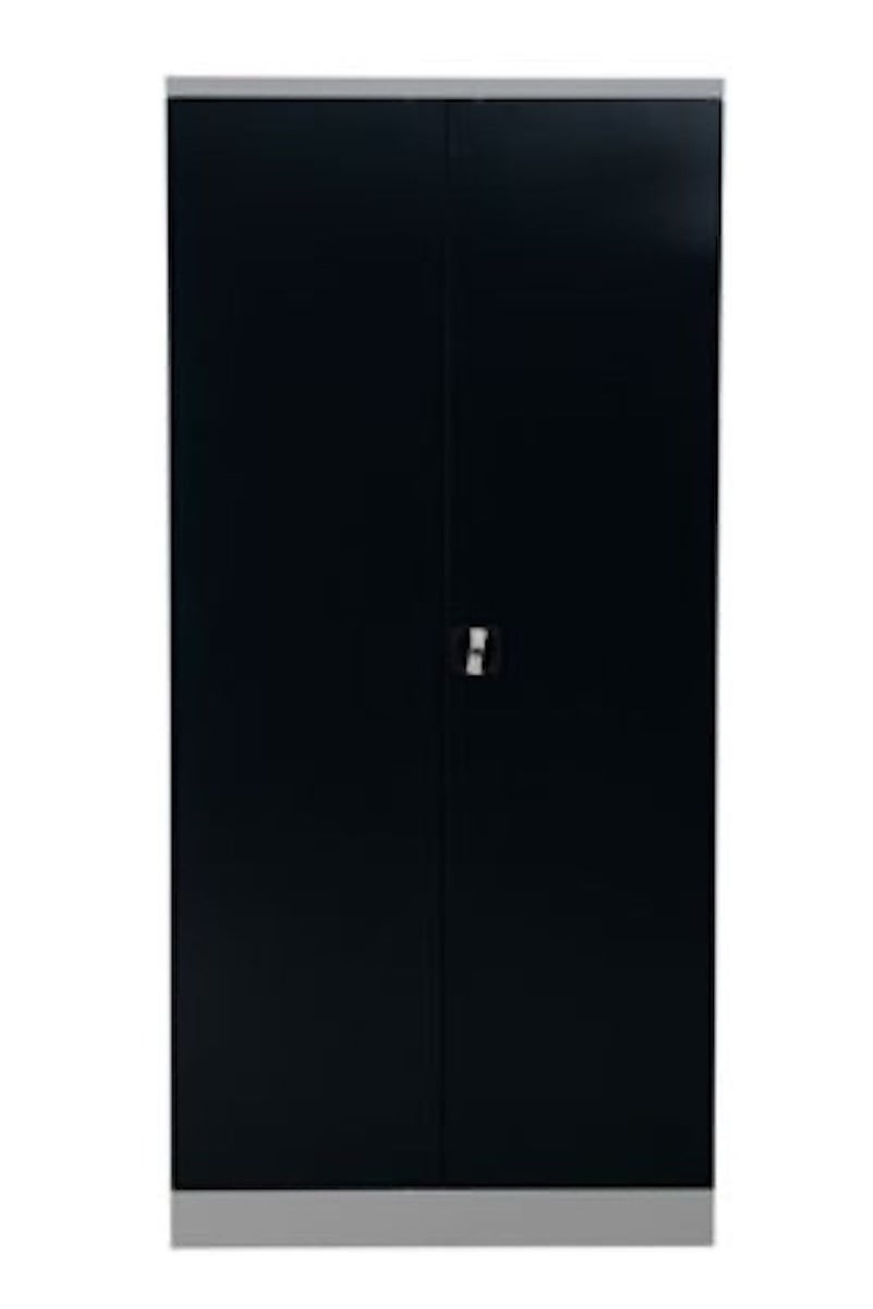 PROREGAL Stalen kast Bee 4 planken HxBxD 195 x 92 x 60 cm Gepoedercoat en versterkt plankmateriaal Grijs & Antraciet