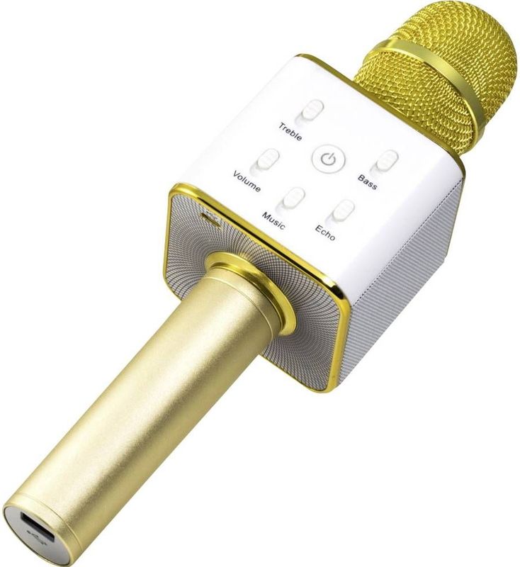Studio - Microfoon - Goudkleur/Wit - Lithium-Polymer Accu - 2000 mAh