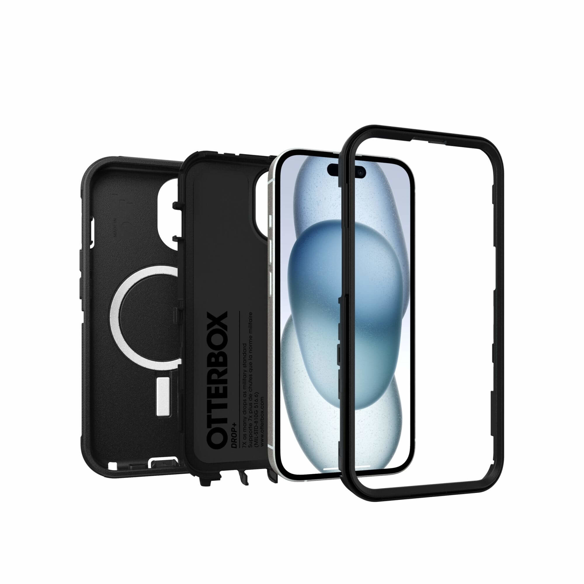 iPhone 15 /14 /13 MagSafe Outdoor Schutz Hülle Defender Series (77-97534) - Schwarz