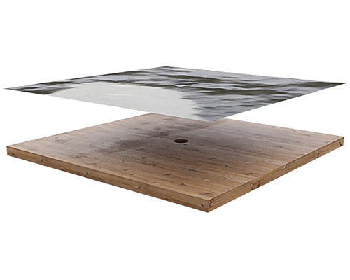 Houten bloempot 120 x 55 x 50 mm hout