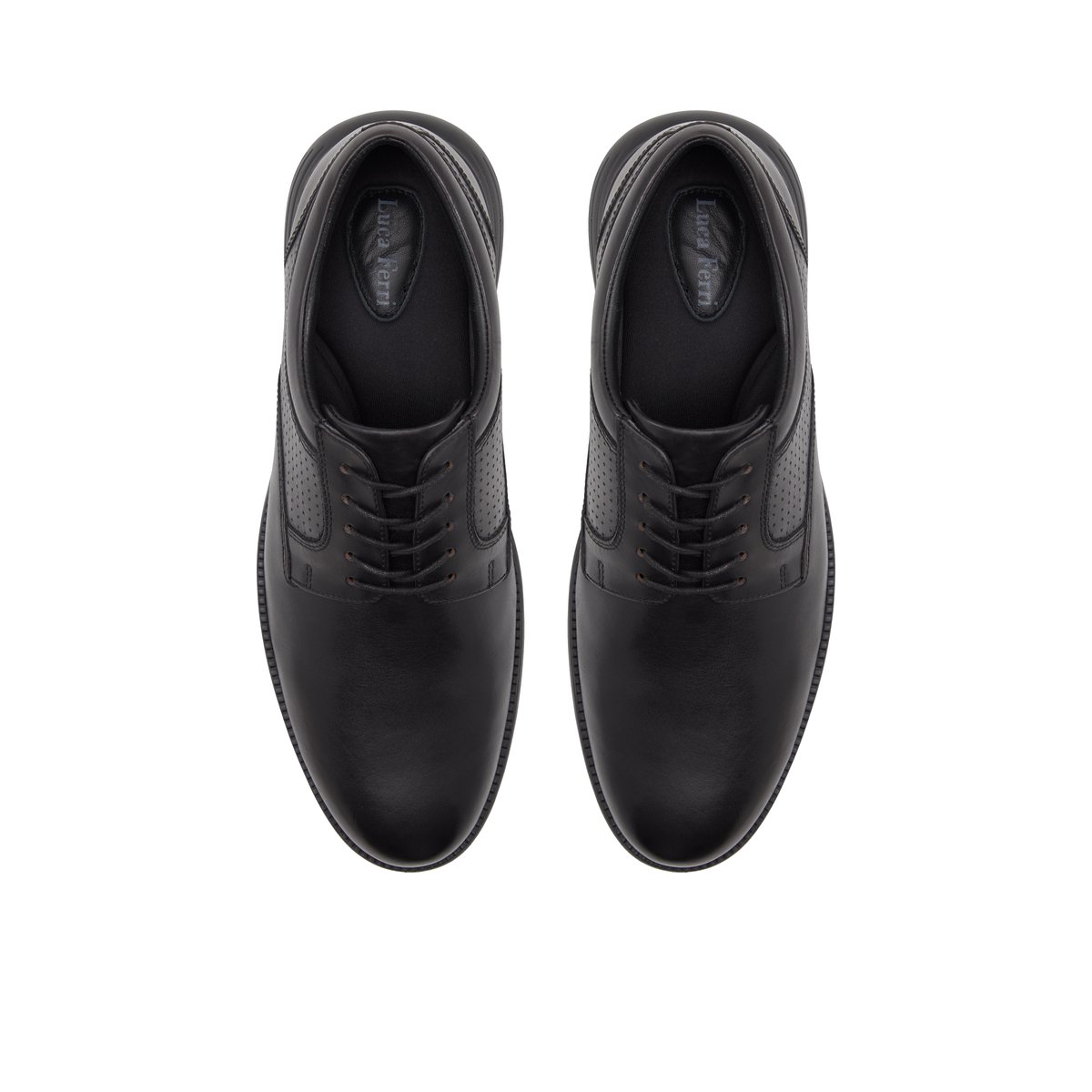 LUCA FERRI-Vasen-Chaussures habillées derby - Talon plat - Noir