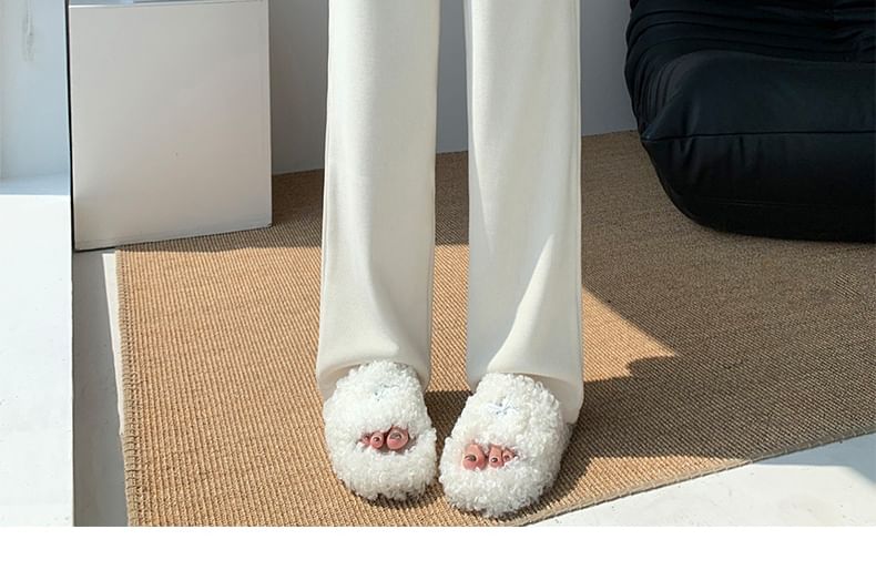 Dragan Pulse - Hoge taille effen corduroy broek met wijde pijpen