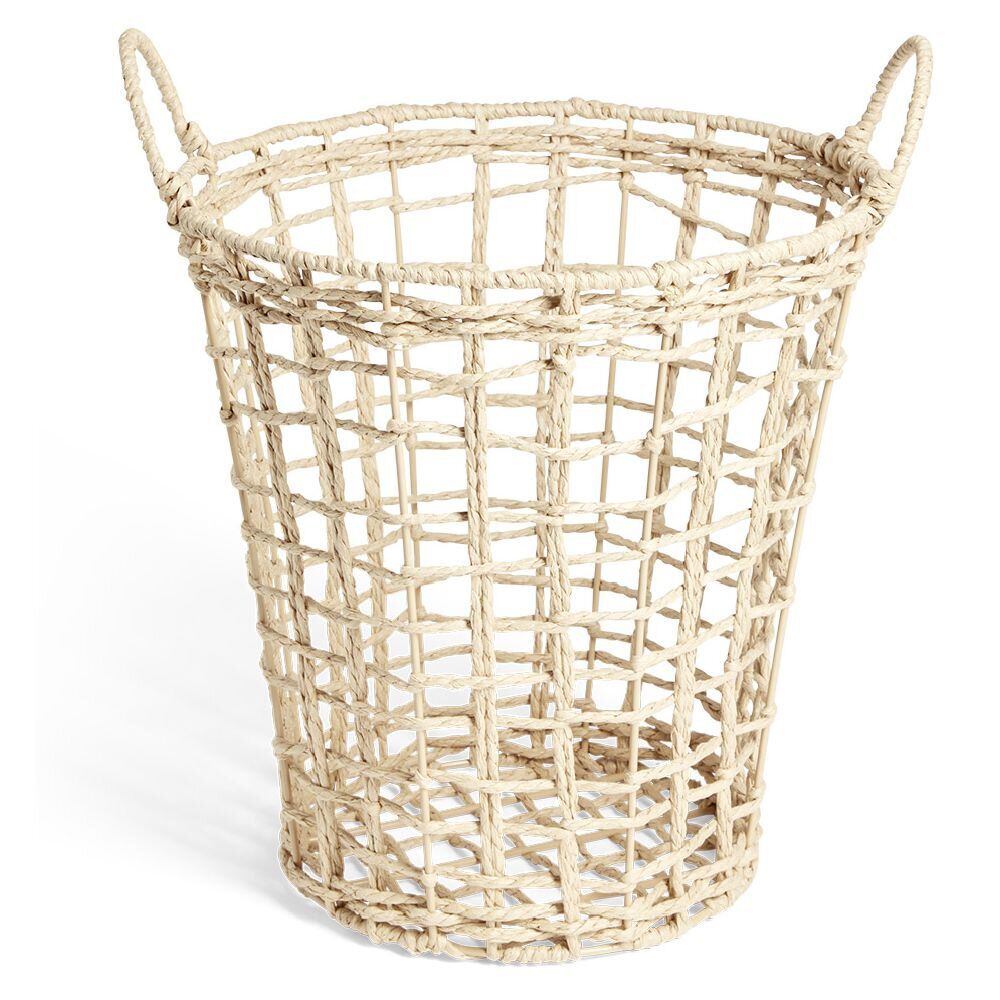 Panière en corde jute naturel Ø30xH30cm