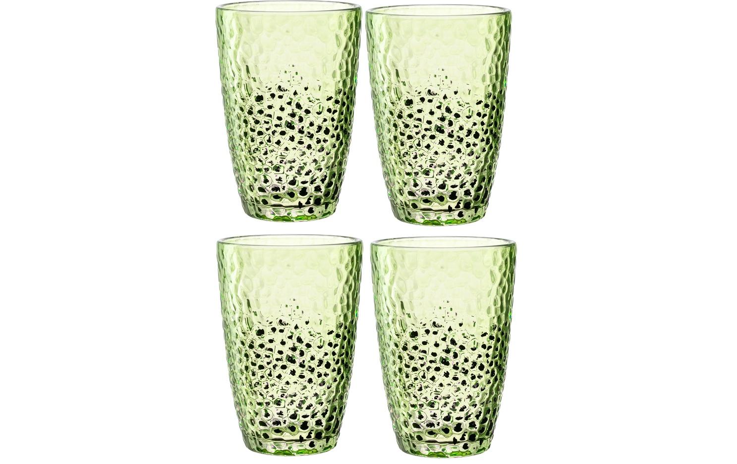 Trinkglas Matera 340 ml, 4 Stück, GrünTrinkgläser Set