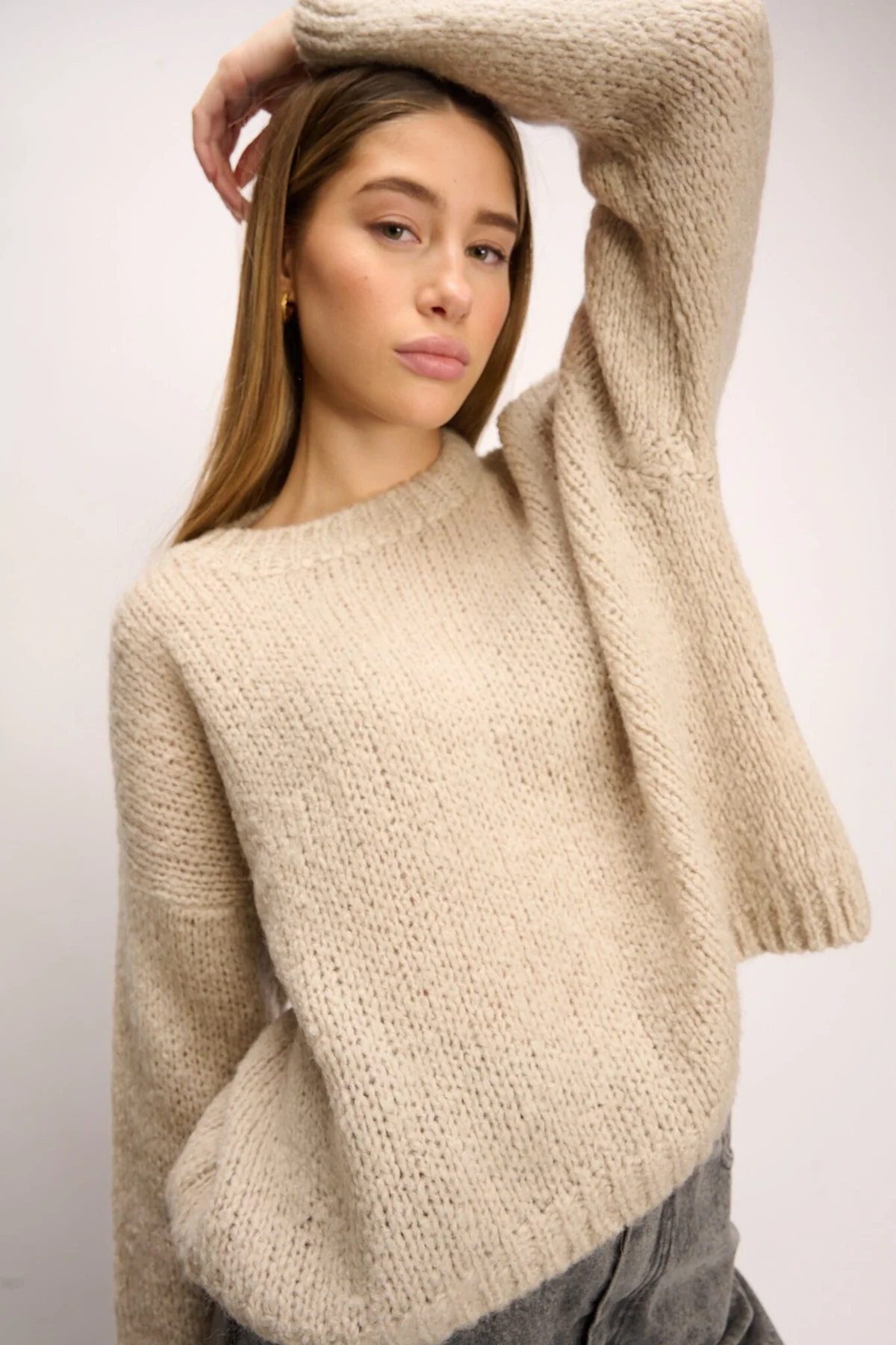 Noella Renn Knit Sweater 021 sand