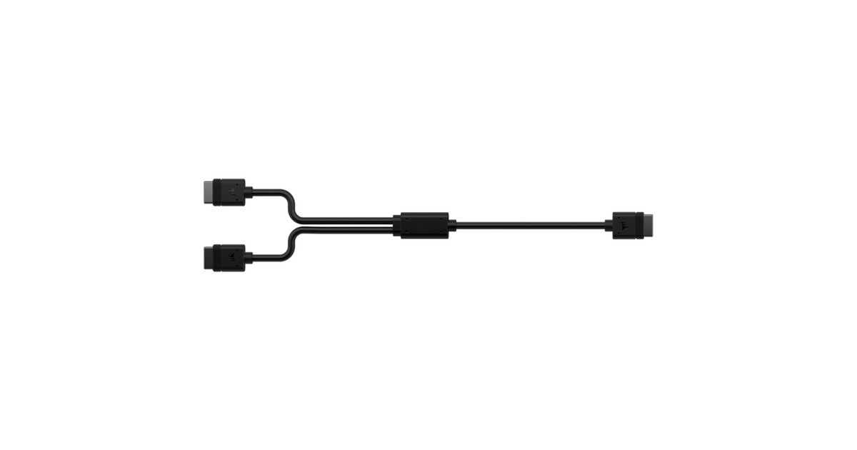 CorsairiCUE LINK Y-splitterkabel  (Zwart, 60 centimeter)