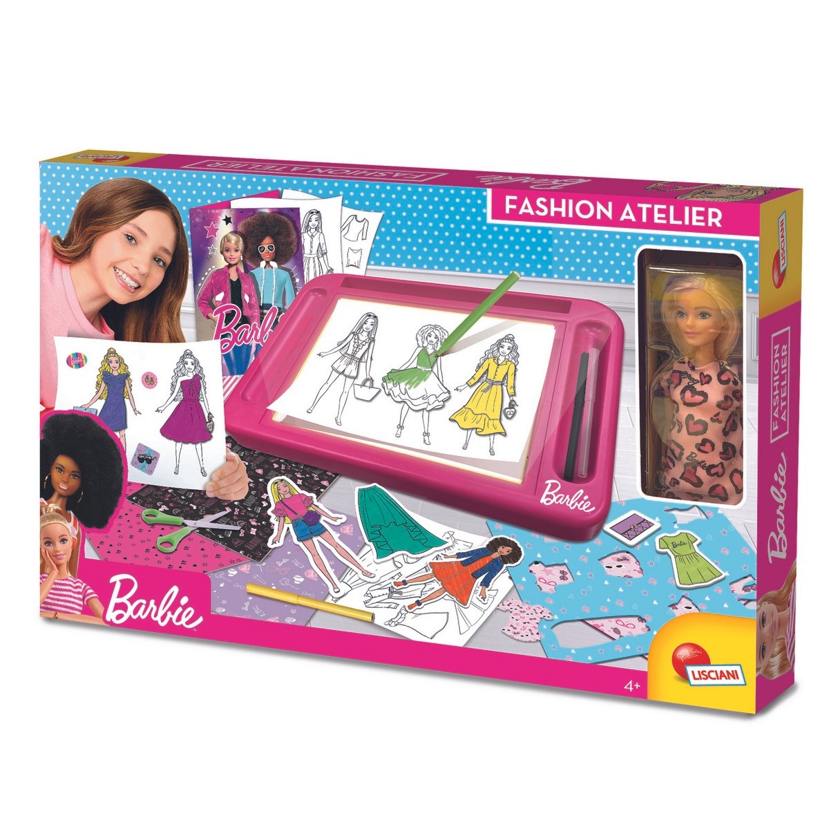 Barbie - atelier de mode avec poupée