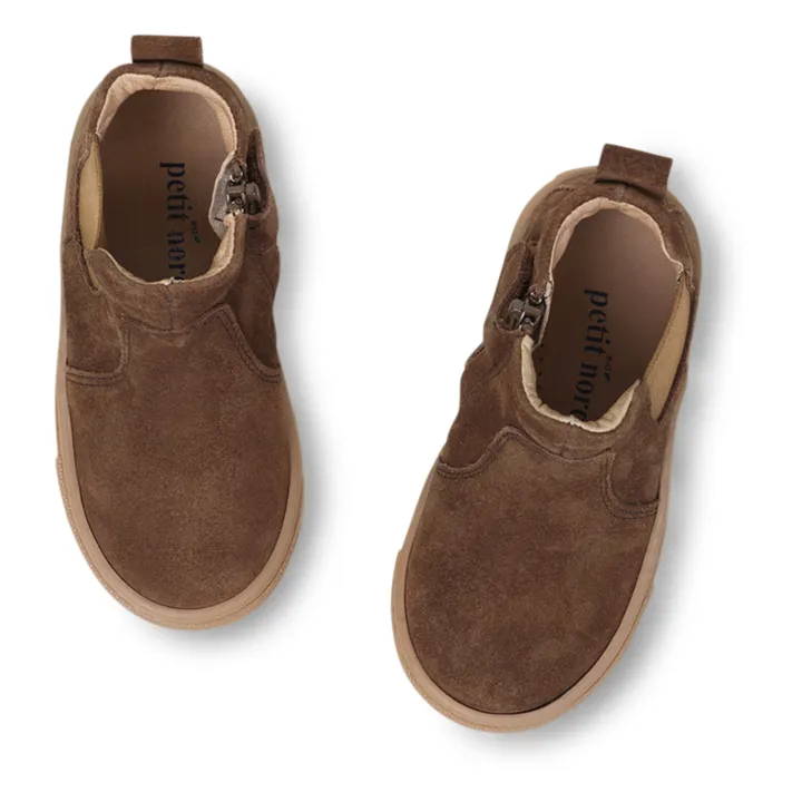 Petit Nord Chelsea Boots Sporty Suede | Marron