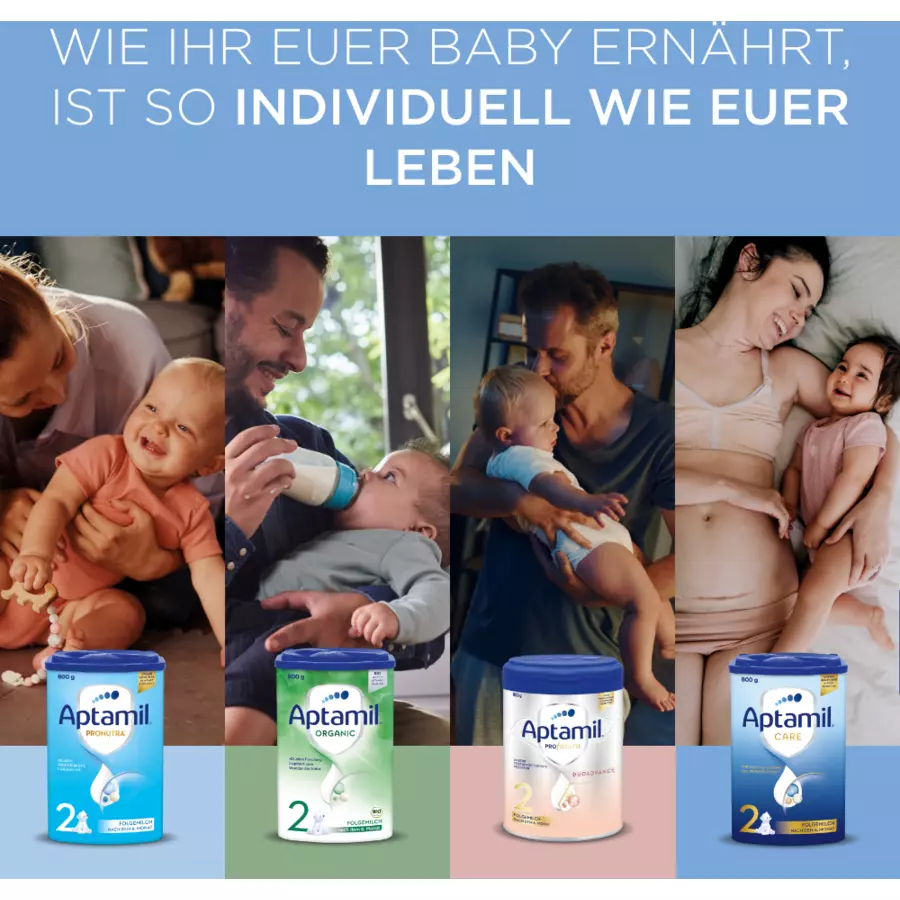 Aptamil Folgemilch 2 CARE 4x 800g nach dem 6. Monat