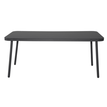 Wakefield eettafel Lille zwart metaal 180x90 cm