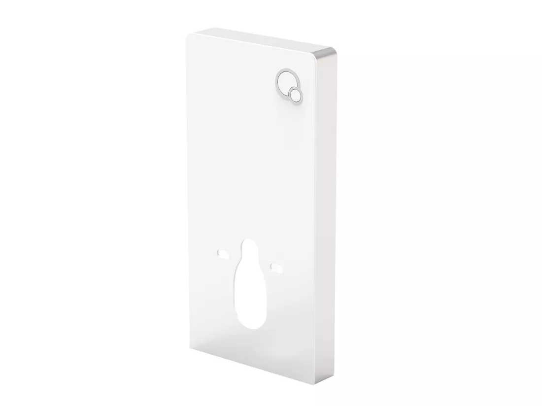 Bâti-support décoratif pour WC suspendu - Blanc - SPINOSA