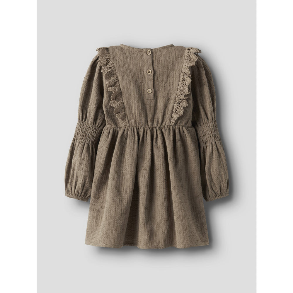 Køb Lil'Atelier Sepia Tint Nmfrosita Liu Ls Kjole Lil