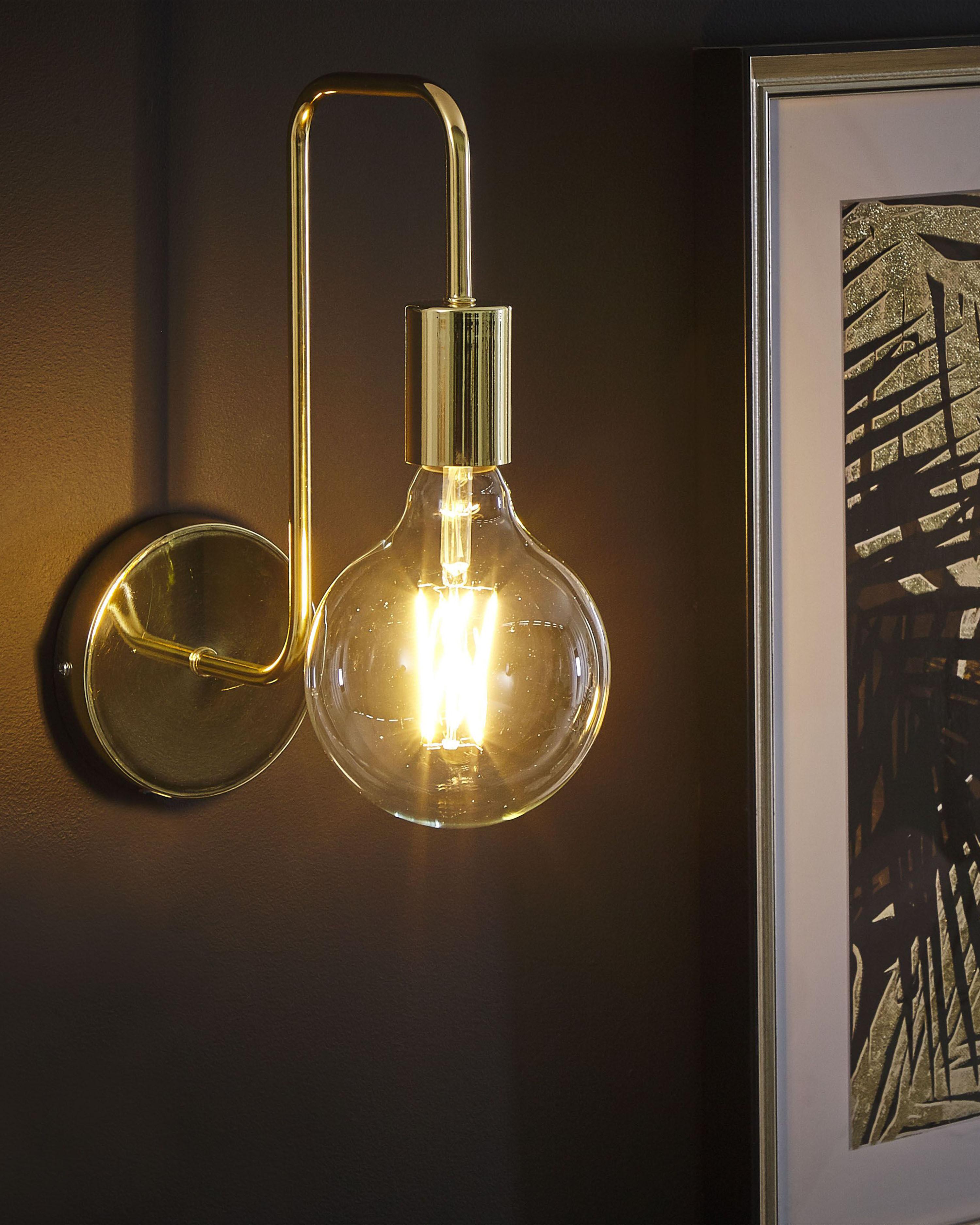 Wandlamp SAVENA Metaal Goud