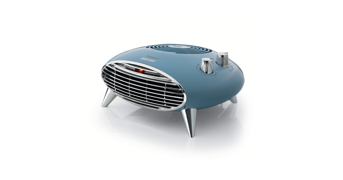 ArieteVintage blauwe ventilatorkachel 8211/04  (Blauw, 2000 Watt, verwarmen en koelen)