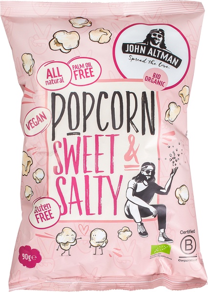 John Altman Popcorn Sweet And Salty (90 gr)