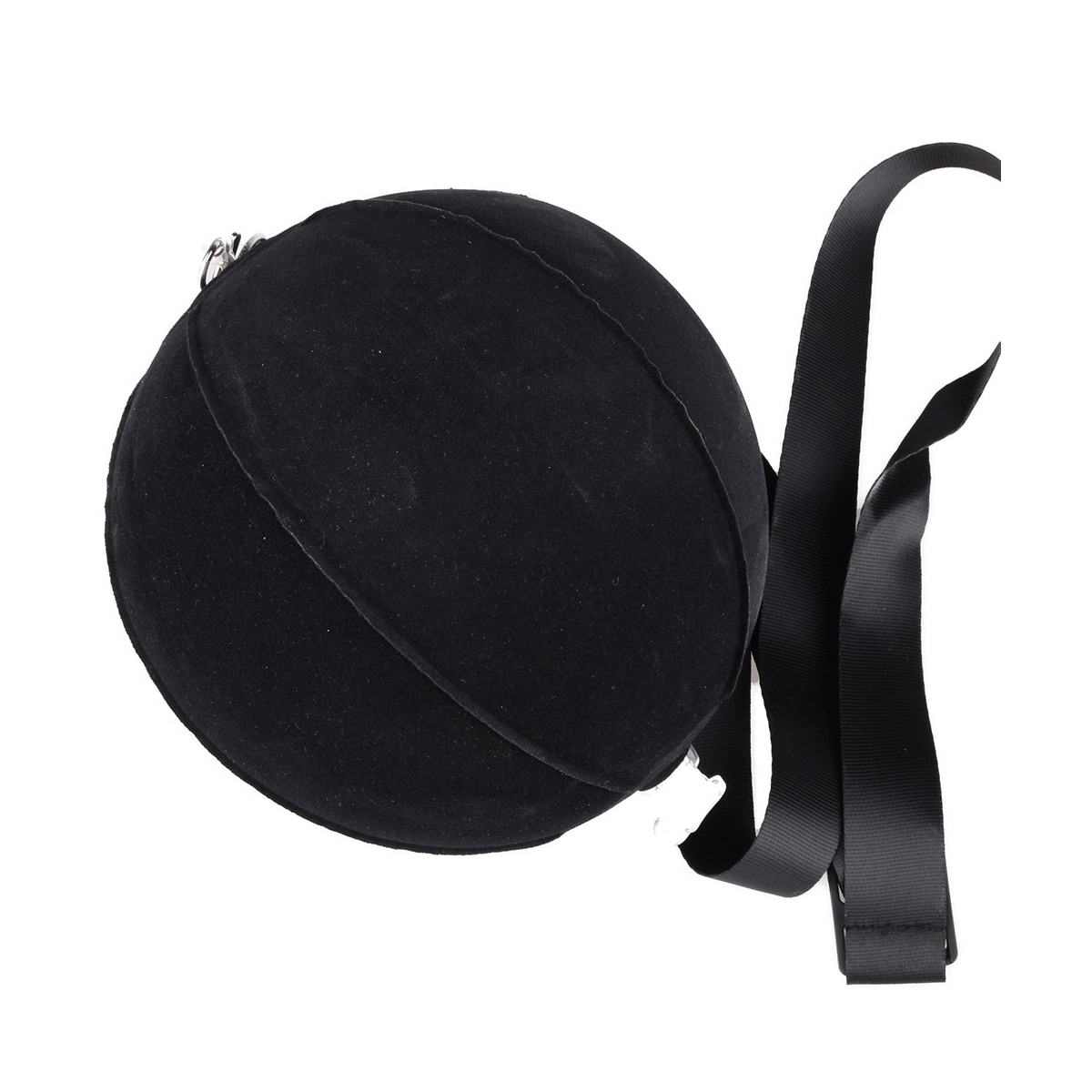 Oppblåsbar treningsball for golfsving Sort