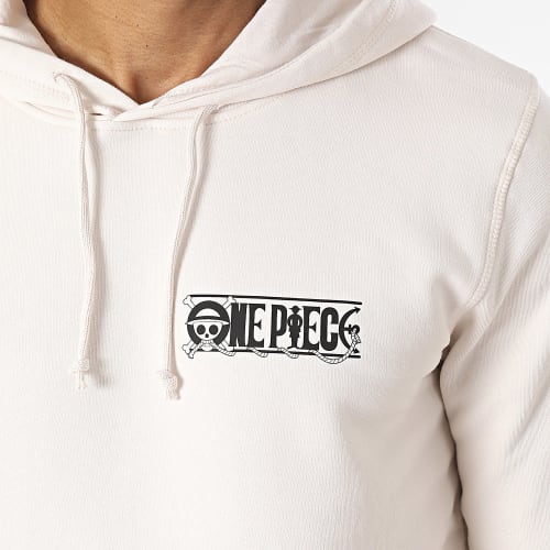 Sweat Capuche Luffy 56 Beige