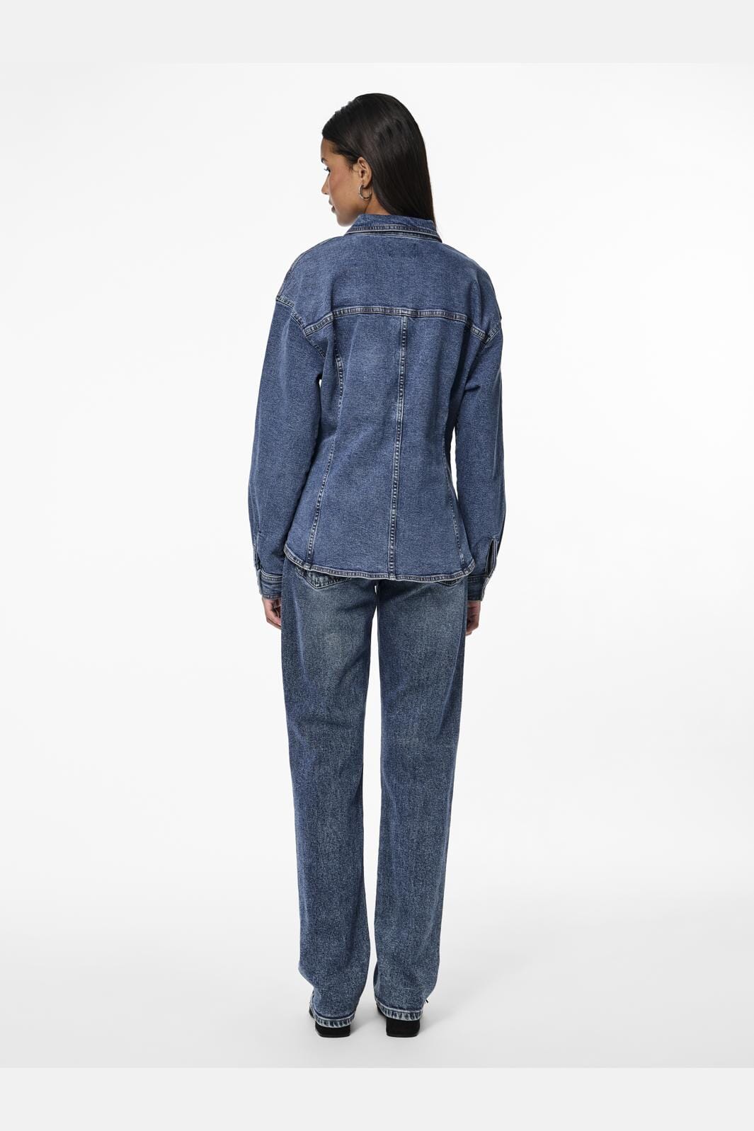 Pieces Pcginny Ls Denim Shirt Jit