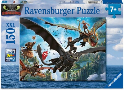 Ravensburger Dragons XXL Puslespill 150 Brikker