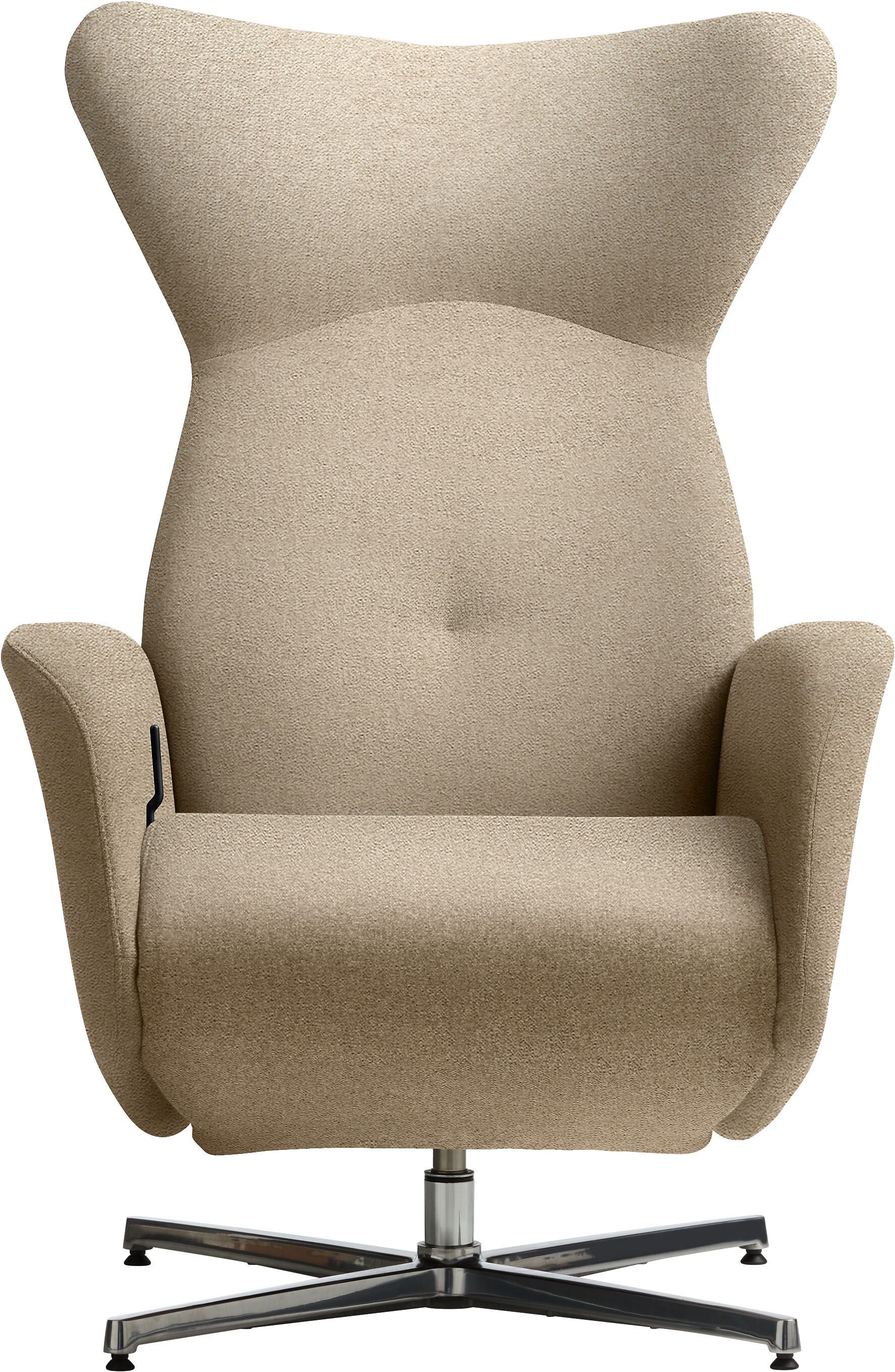 ASCAN Relaxsessel - Beige / B: 76.0 cm x T: 78.0 cm x H: 114.0 cm