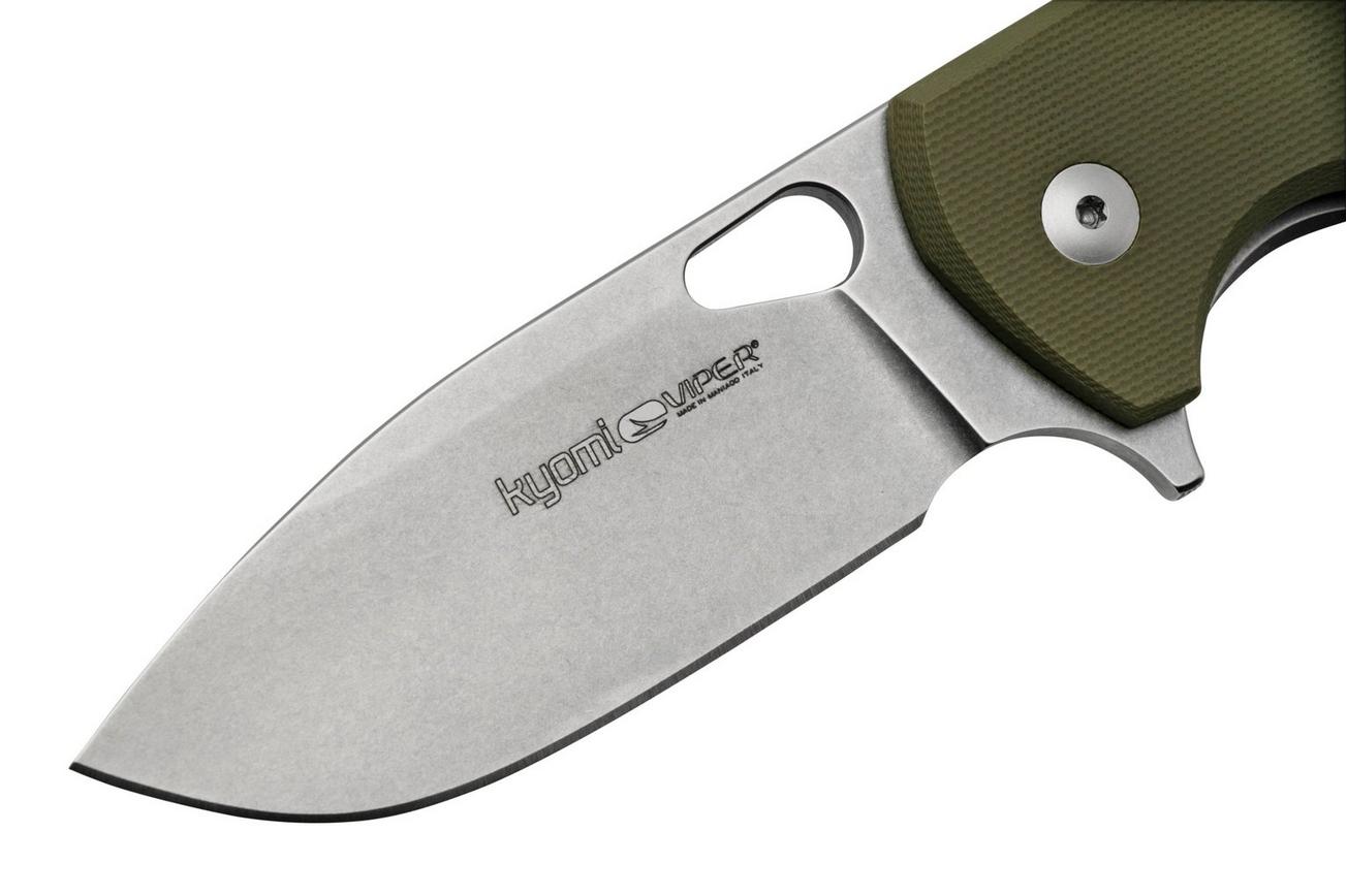 Viper Kyomi V5935GG, CPM 20CV Stonewash Green G10, zakmes