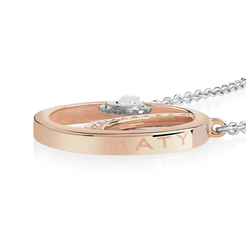Collier Vesontio 2 ors 750 diamant