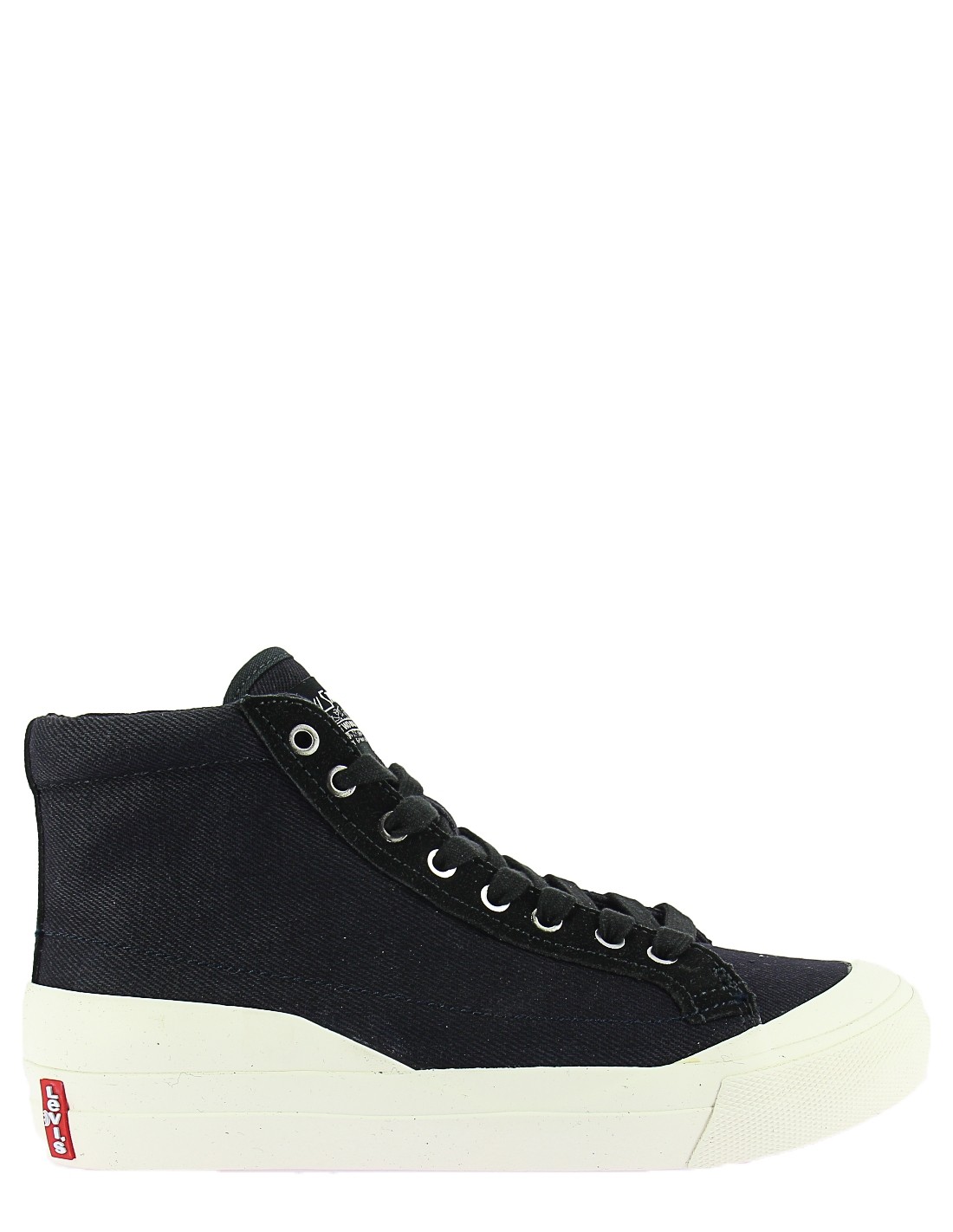 levi's baskets de ville montante homme ls1 high noir/blanc