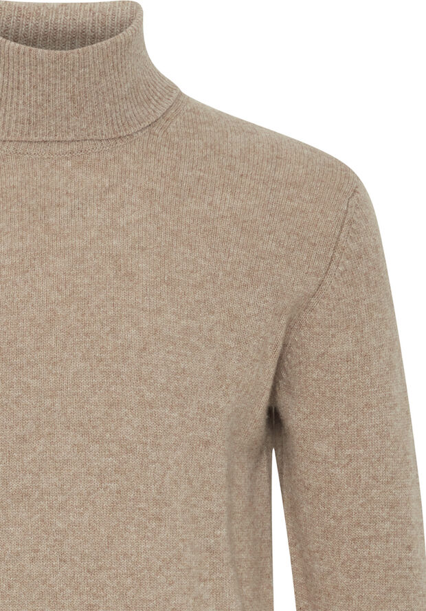 Casual Friday CFKARL roll neck bounty knit Silver mink melange