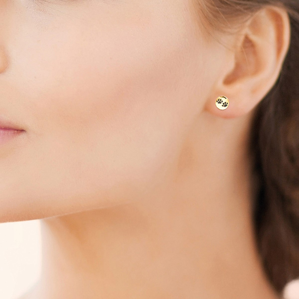 Boucles d'oreilles enfant Brillaxis petites pattes