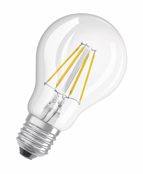 Osram LED Base standardpære E27 4 W 2-pk.