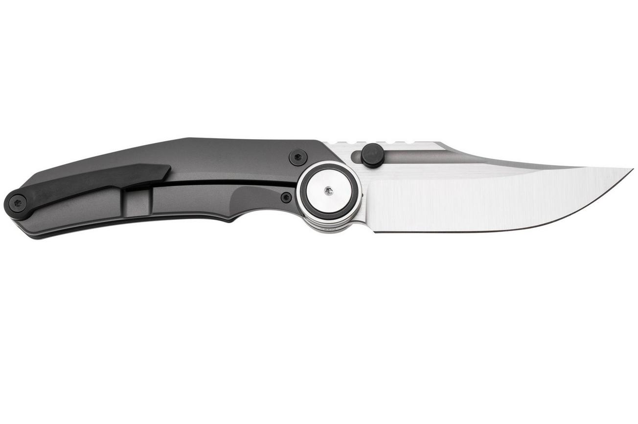 NOC Knives Dragon Ball MT-3501 Satin M390, Grey Titanium, zakmes