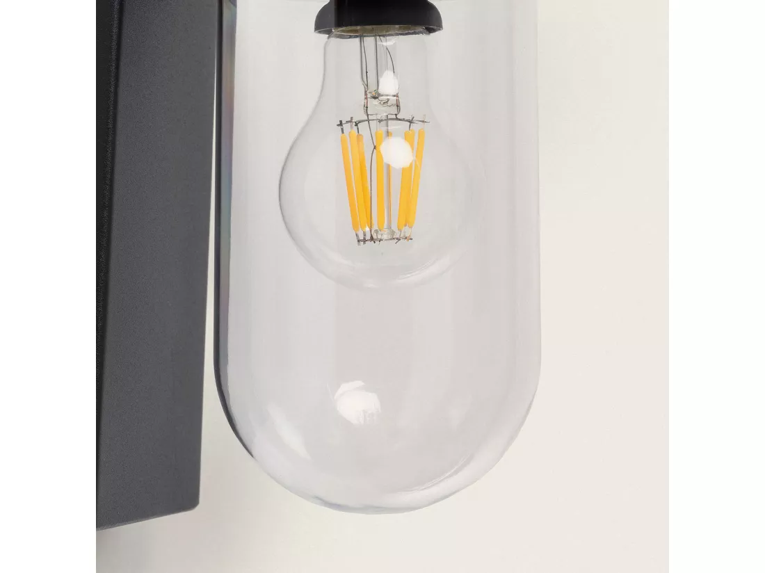 Applique Murale Extérieure Solaire LED 1,5W Aluminium Enzo Noir