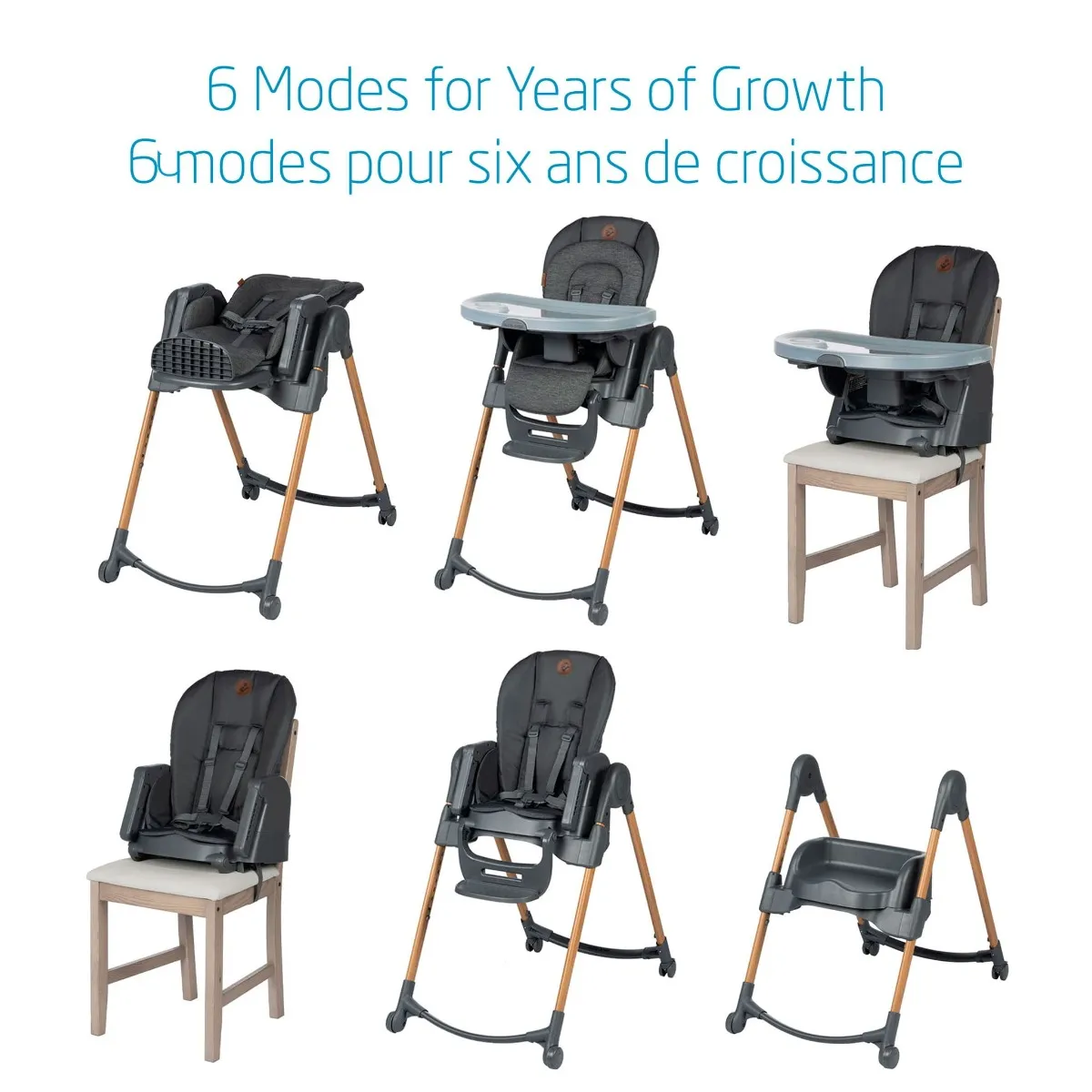 Maxi-cosi Chaise Haute Minla Classic Graphite