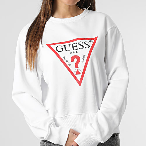 Sweat Crewneck Femme W2YQ16 Blanc