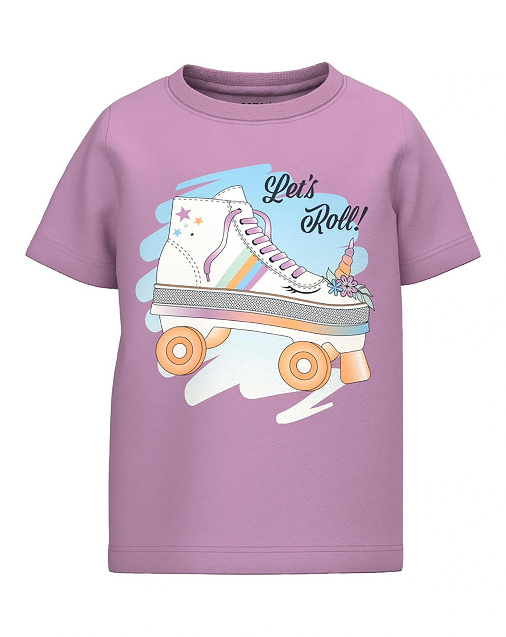 T-Shirt NMFJASMINE in smoky grape
