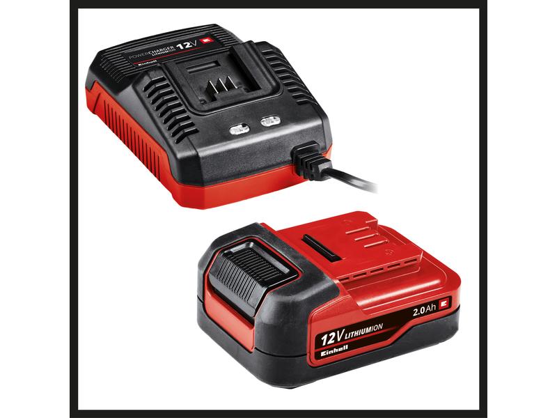 Einhell Akku-Bohrschrauber TE-CD 12/1 Li 2.0 Ah Kit Kompakter 12 Volt-Akku-Schrauber mit Lithium-Ionen-Technologie