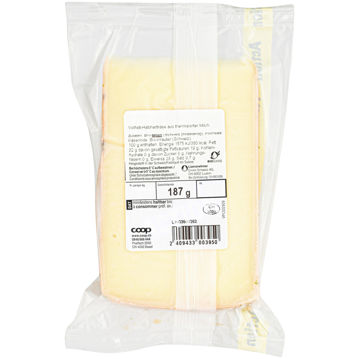 Naturaplan Bio Regio Urchrüterkäse ca. 220g