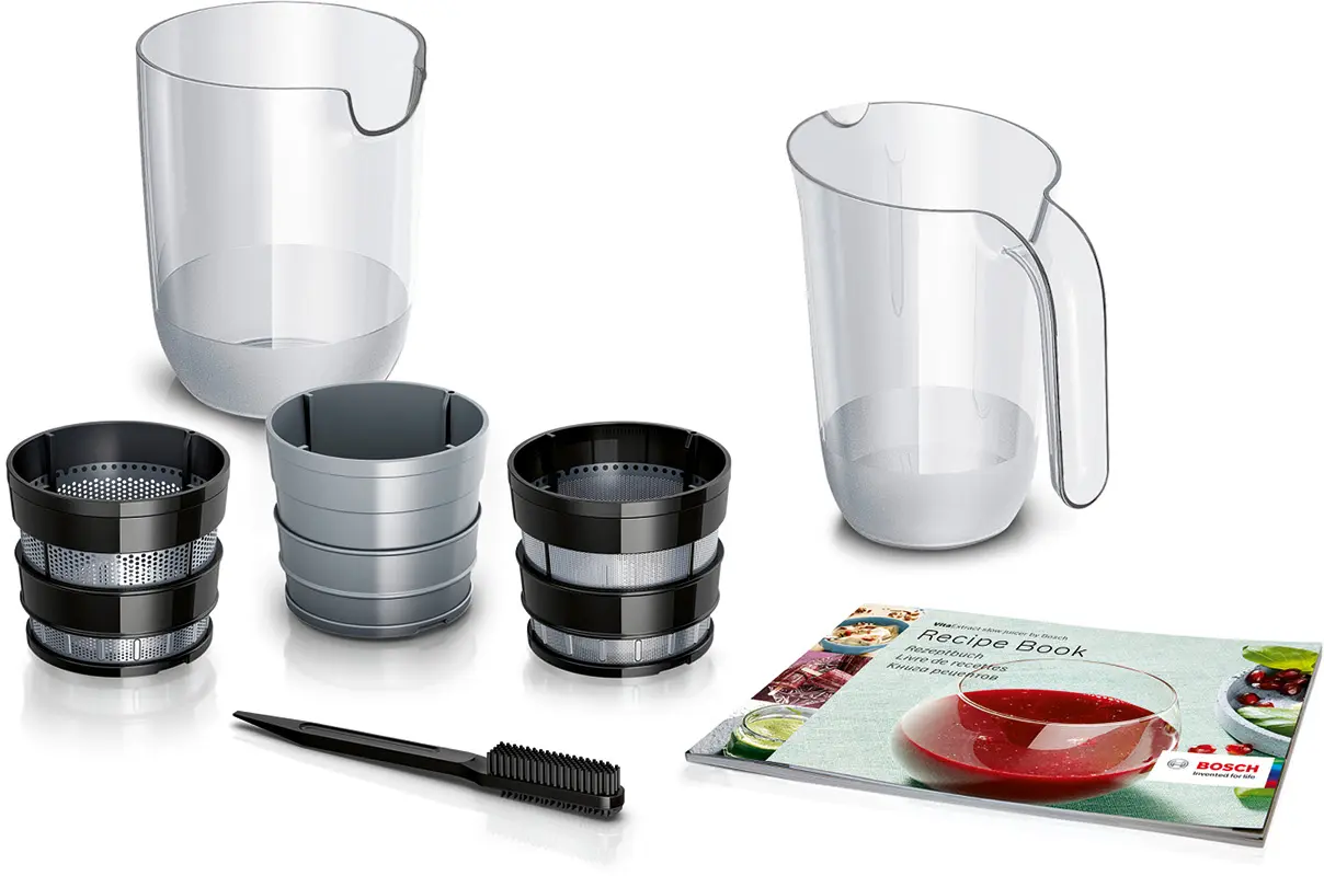 Slowjuicer VitaExtract 150 W Zwart, RVS MESM731M