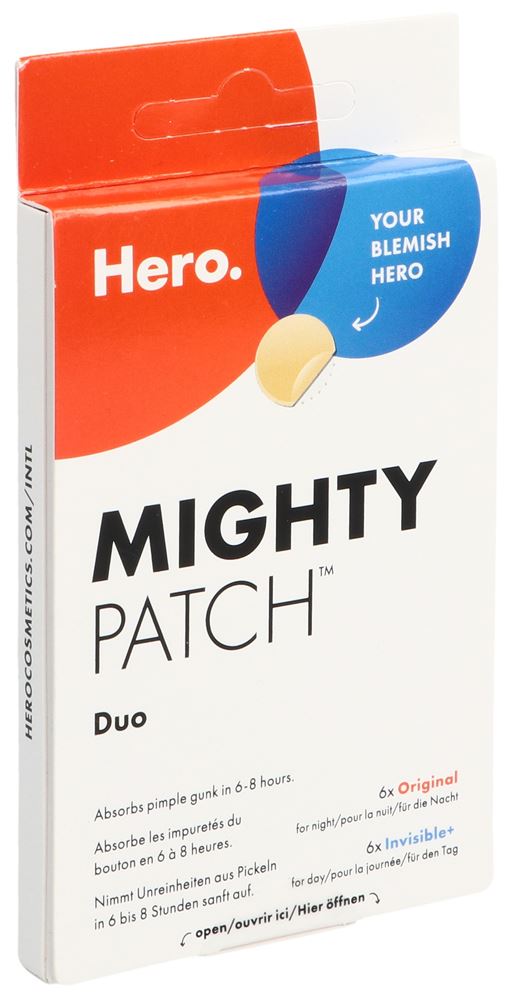 HERO. MIGHTY PATCH Mighty Patch<br>2 × 6 Stück, Duo