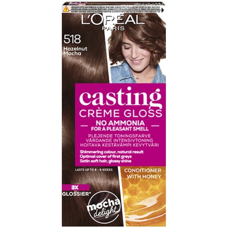 L'Oréal Paris Casting Crème Gloss 180 ml 518 Hazelnut Mocha