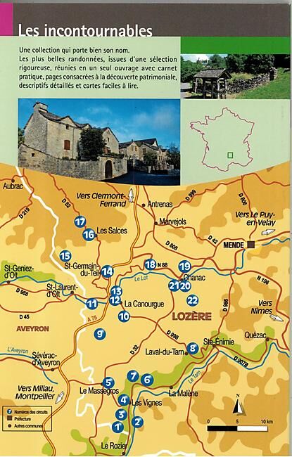 CHAMINA - DE AUBRAC AUX GORGES DU TARN