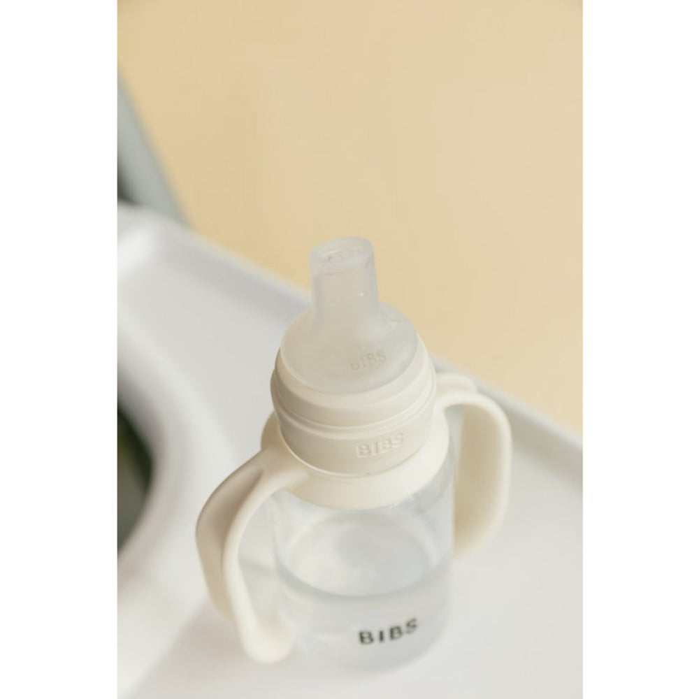 Køb Bibs Ivory Baby Sippy Flaske Spout Round Silikone Slow Flow
