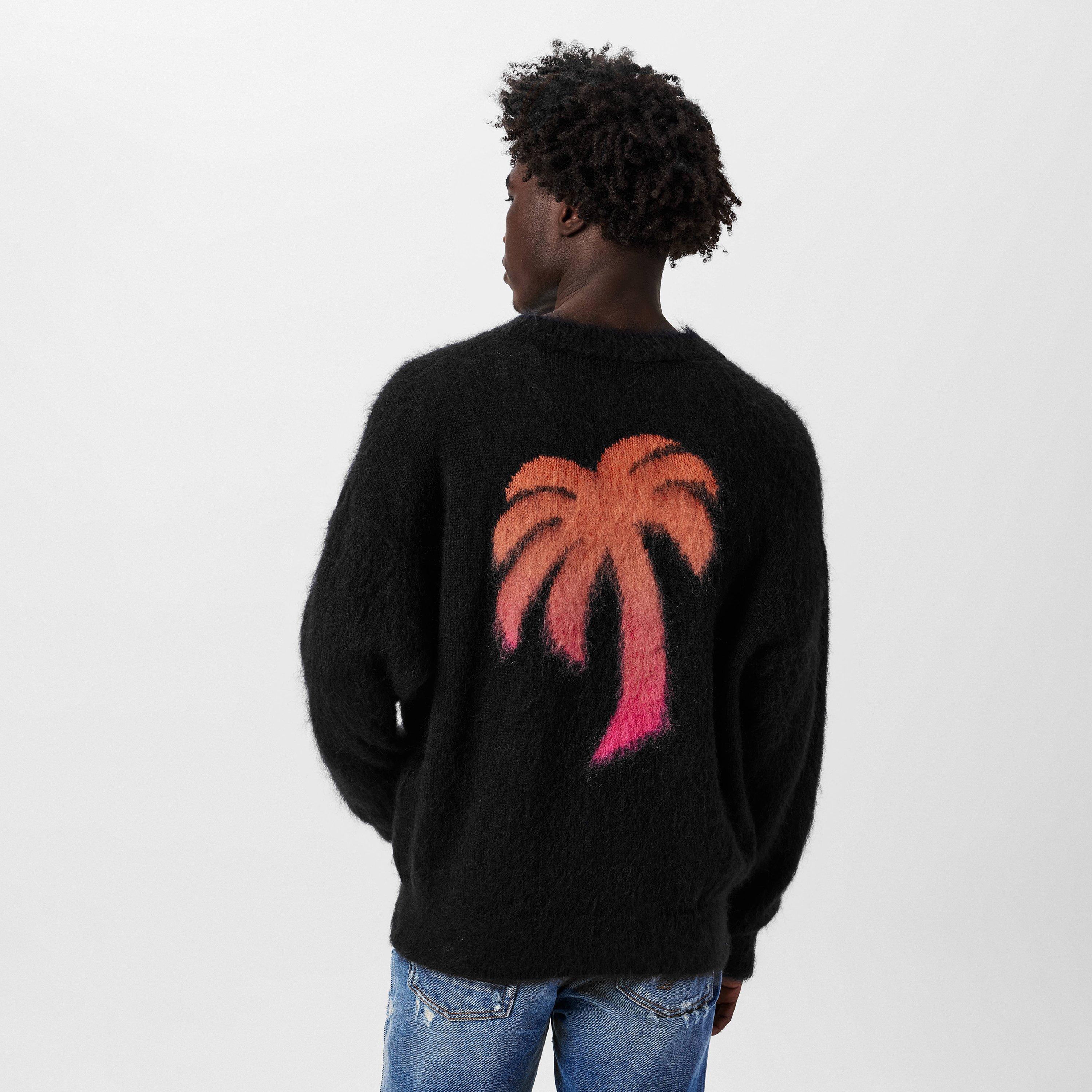 Palm Angels Brushed Palm Sweater