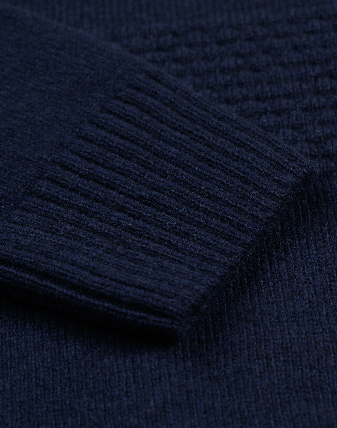Cardigan met ritssluiting in lamswol voor heren