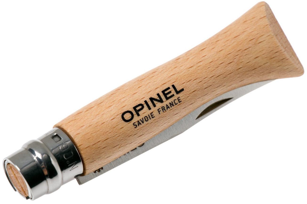 Opinel zakmes No. 06RV, RVS, lemmetlengte 7,5 cm