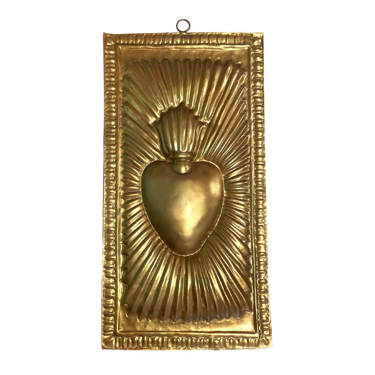 Suspension en laiton ex-voto rectangulaire Atelier jasmin